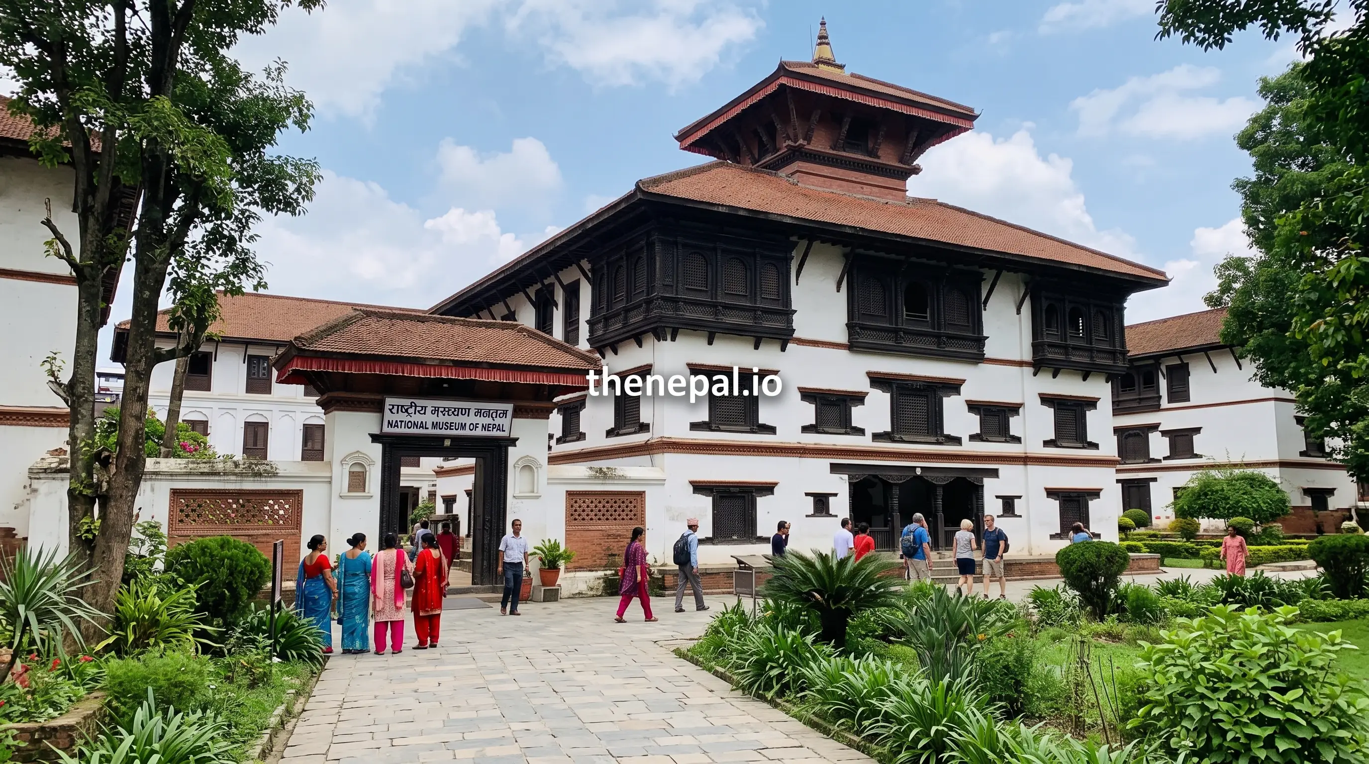 Heritage and economy symbols of Nepal